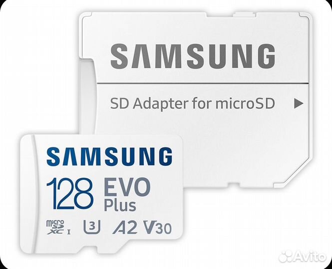 Карта памяти Samsung microsdxc 128GB+ адаптер