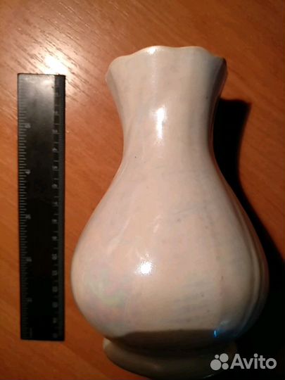 Ваза перламутр костяной фарфор СССР