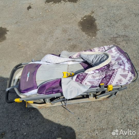 Коляска санки