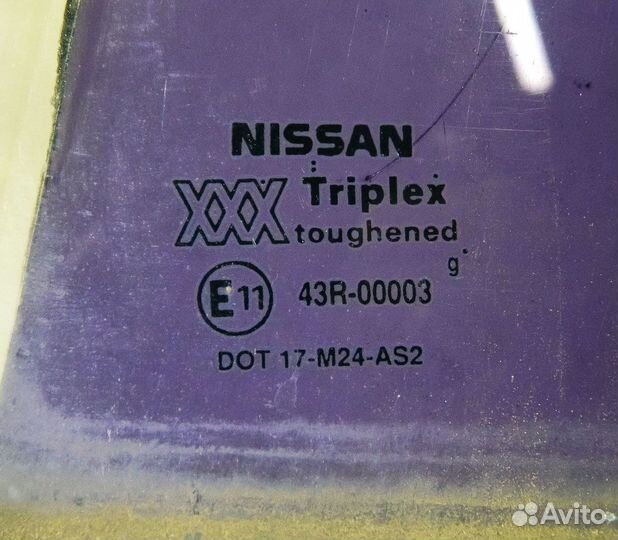 Стекло двери задней правой Primera P10 (хэтч)