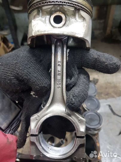 Шатуны с поршнями lacetti 4 шт