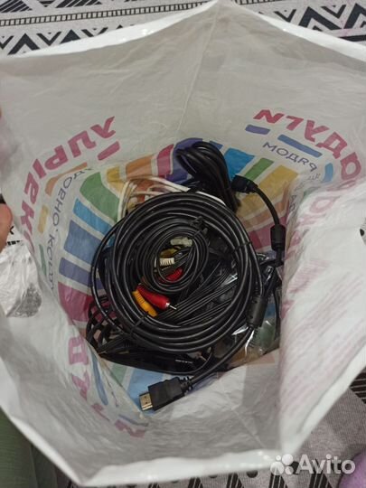 Кабель hdmi, тюльпаны пакетом