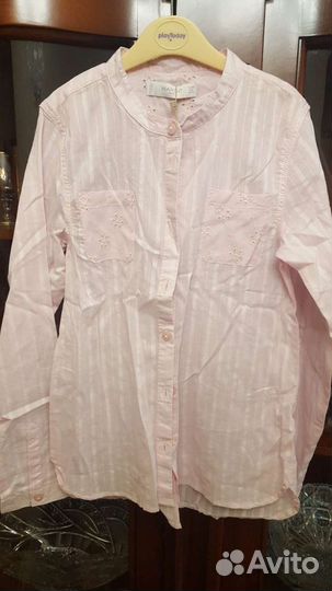 Блузка - Рубашка школьная для девочки Mango 140