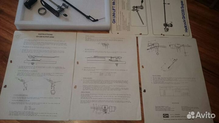 Hadcock GH228 super Arm и GH UNI-lift Mk3