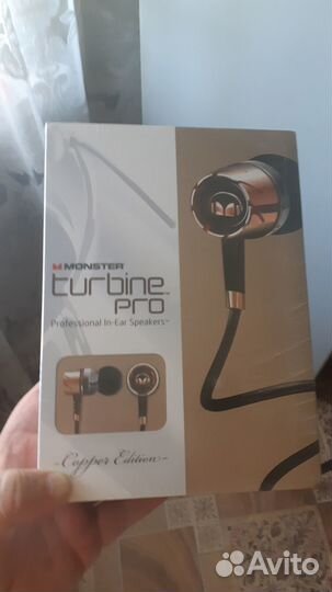 Monster Turbine Pro Gold наушники. Hi-End