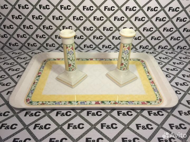 Villeroy & Boch Virginia поднос, подсвечники