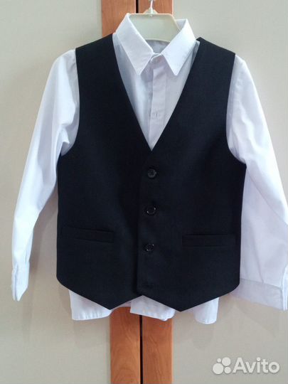 Школьный костюм для мальчика 122 128 черный