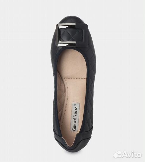 Балетки gianni renzi 37 (натуральная кожа/новые)