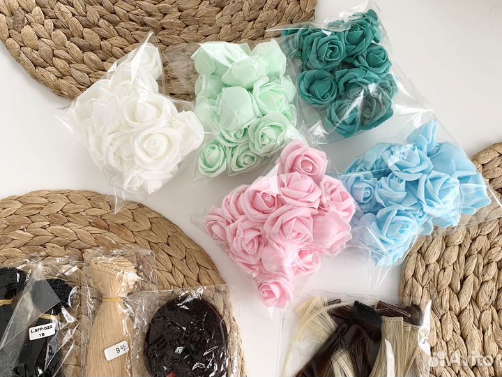 Волосы(тресы),обувь для кукол