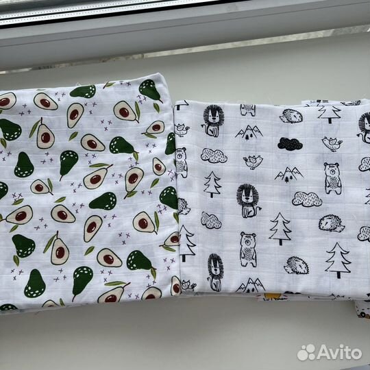 Муслиновые пеленки Новые