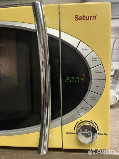 Свч микроволновая печь saturn с грилем