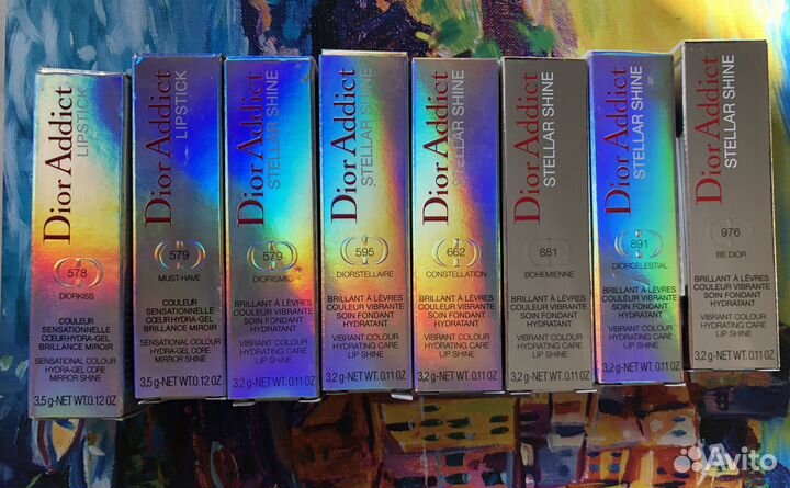 Бальзам для губ dior stellar shine 439;595;662