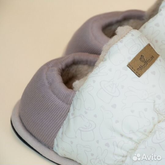 Женские домашние тапочки с шерстью Woolhouse