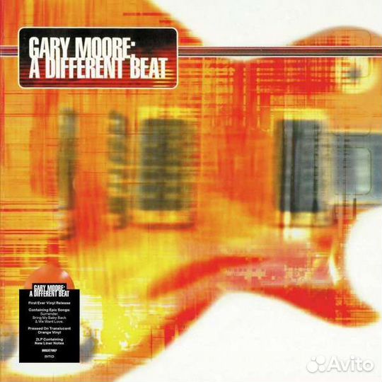 Винил Gary Moore – A Different Beat (2LP orange)