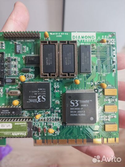 Ретро видеокарта diamond S3 vision868