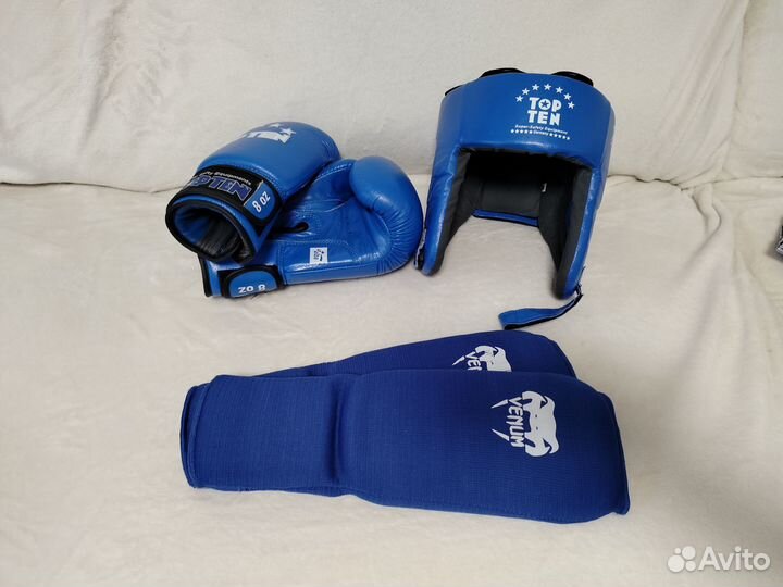Шлем + Перчатки + Щитки (Top Ten, Venum)