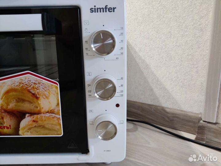 Мини печь духовка Новая. 34 литра. Турция