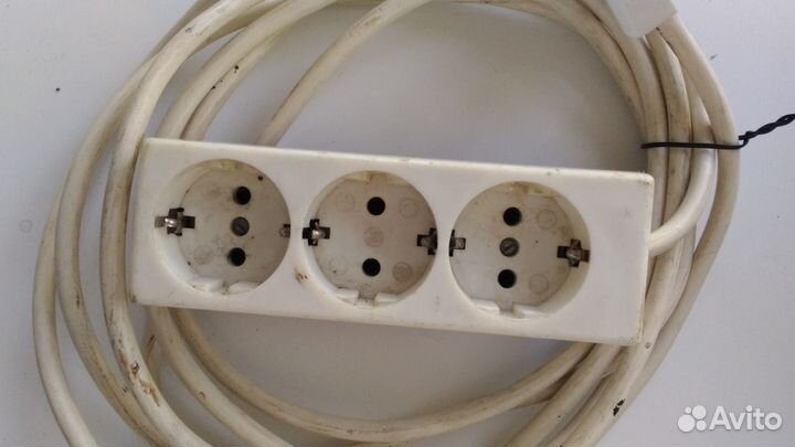 Удлинитель электрический 3,5 метра кабель 3*2,5