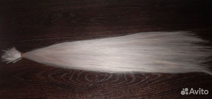 Волосы для наращивания 50 см блонд бу