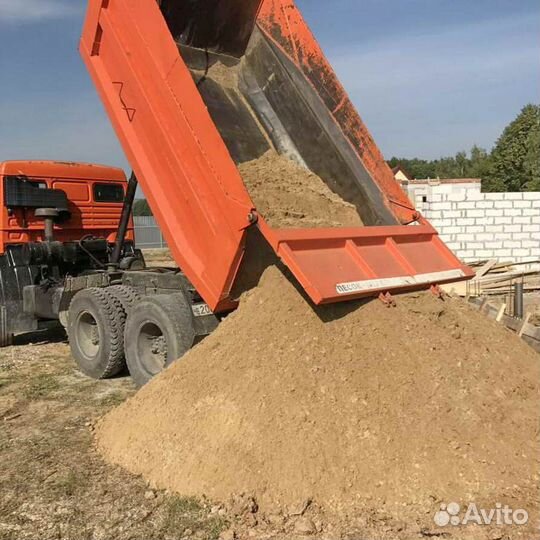 Песок с карьера тараканом в день заказа