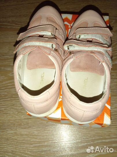 Полуботинки кожаные