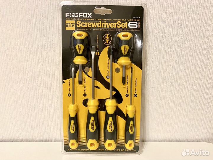 Набор отверток 6 штук