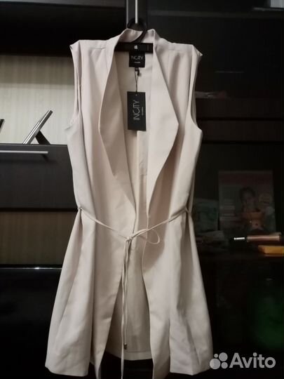 Жилет удлиненный летний