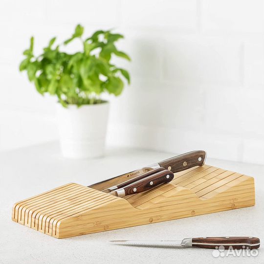 Подставка для ножей Navaris из бамбука
