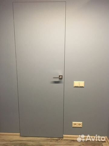 Скрытые межкомнатные двери под покраску