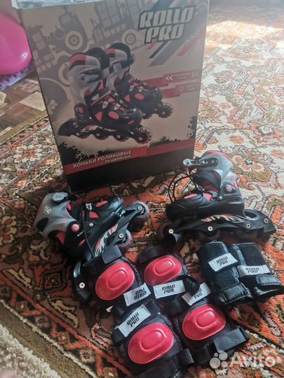 Роликовые коньки детские раздвижные