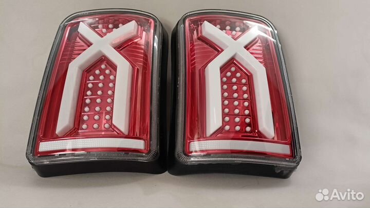 Задние светодиодные led фонари нива в стиле x