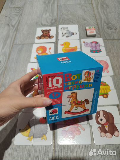 Пазлы для малышей iq и кубики