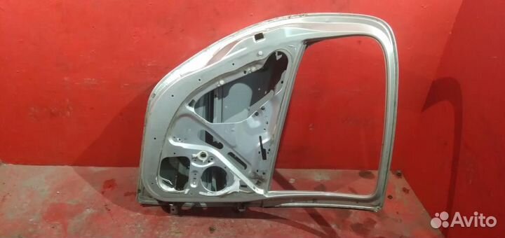 Пежо 206 дверь задняя левая серебристая