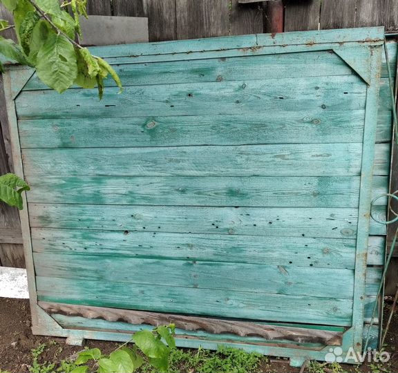 Продам ворота с калиткой б/у
