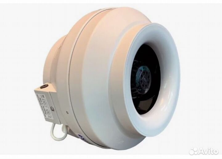 Вентиляторы канальные новые, пластиковый корпус