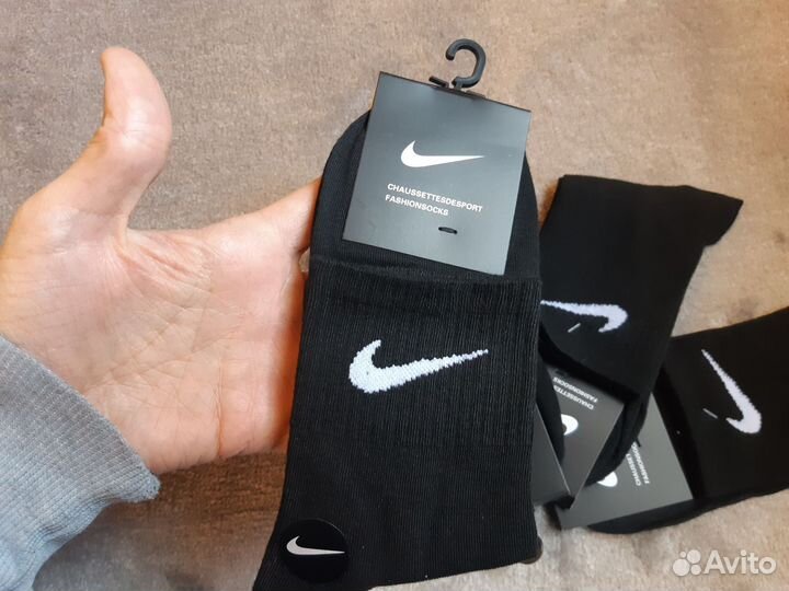 Носки nike черные