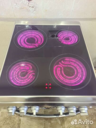 Плита электрическая стеклокерамика Indesit