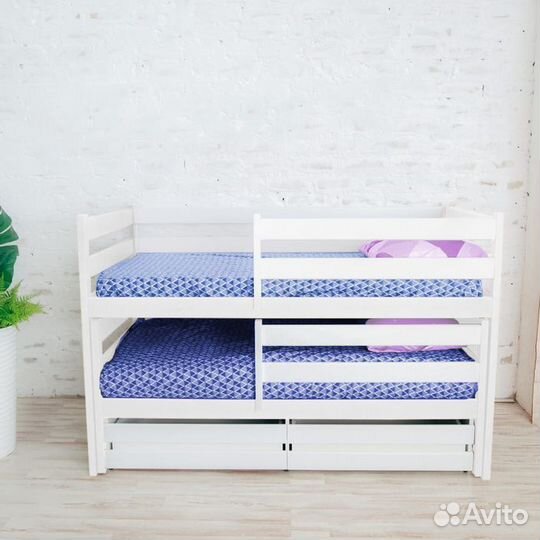 Кроватка матрешка эко для малыша из натурального д