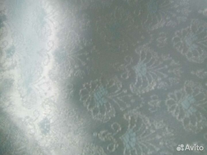 Отрез ткани из СССР бирюз.цв.новый 9.75*1.10