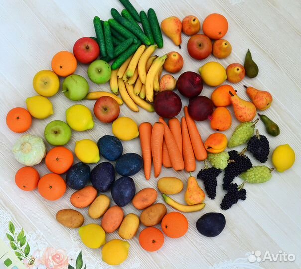 Овощи и фрукты для игр