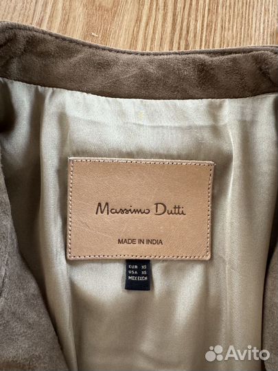 Massimo dutti замшевая куртка XS