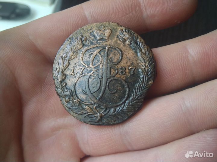 5 копеек 1787 года ем Екатерина 2