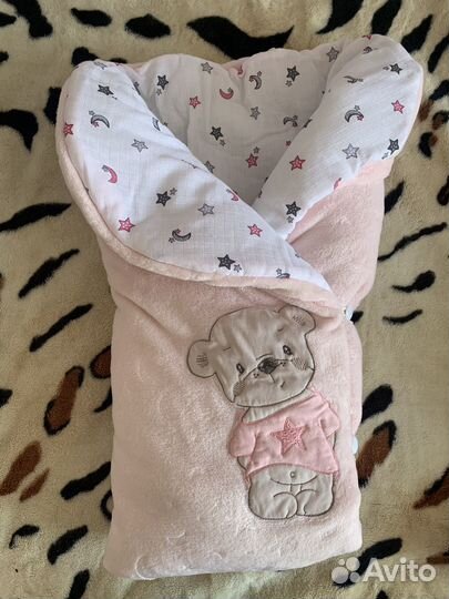 Конверт на выписку для девочки осень зима