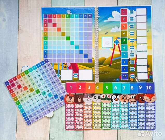 Таблица сложения (на липучках)