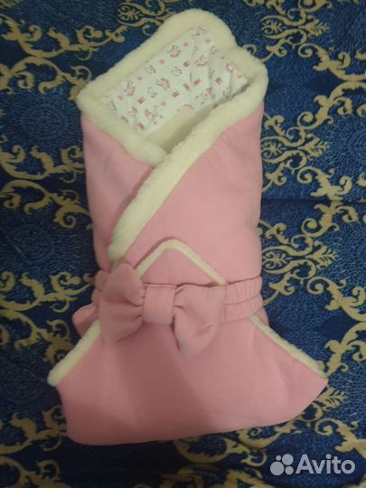 Конверт на выписку для девочки зима