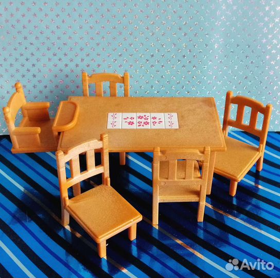 Sylvanian families сильвания кухня, мебель