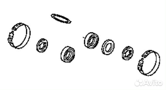 Ремкомплект рулевой рейки honda 06531sjca01