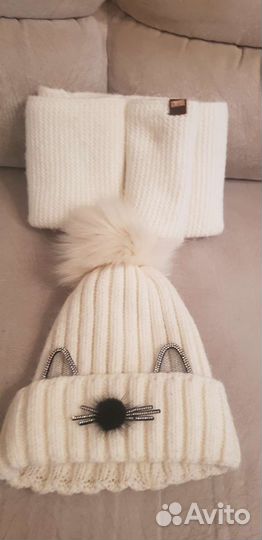 Комплект шапка и шарф