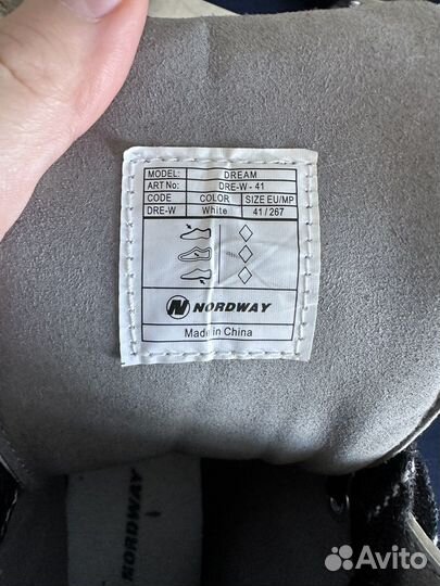 Коньки 41 женские с чехлом