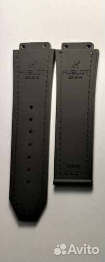 Ремешок, подходит для Hublot, замша/силикон, 26